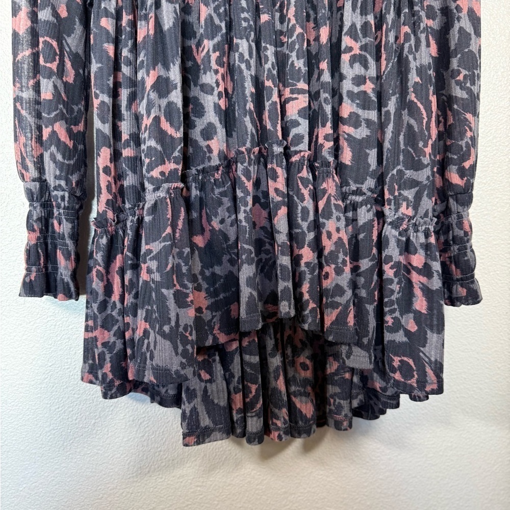 Free People Dark Romance Babydoll Tunic in Dark Combo, Sz XS, M44 - Picture 9 of 11